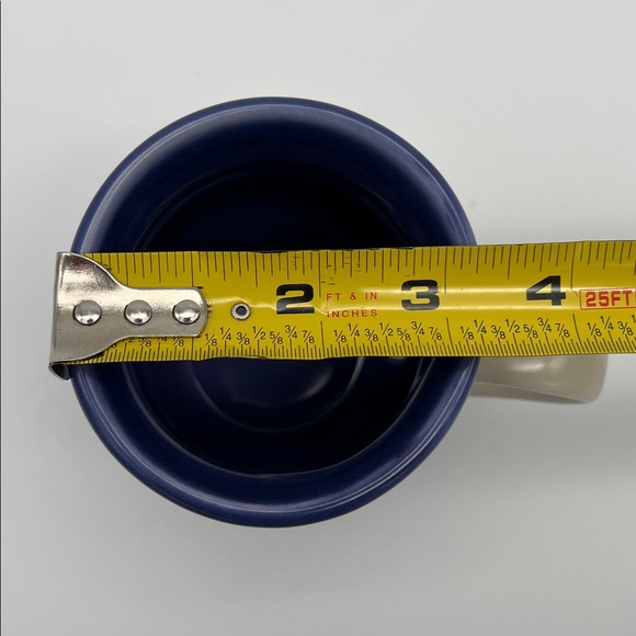 Pfaltzgraff Villa Flora Blue Leaves Stoneware Coffee Tea Cups Mugs (Set of 2) - Picture 9 of 9